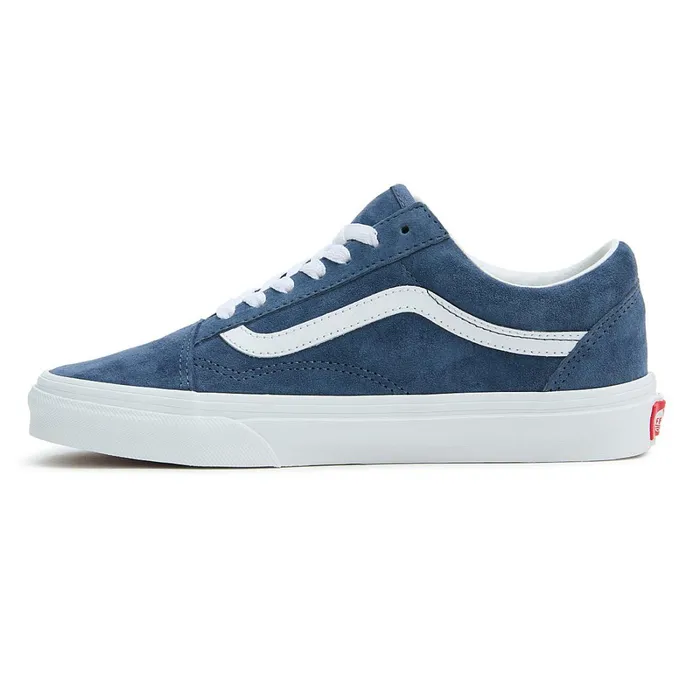 Vans Classics Men Old Skool Pig Suede Shoes Blue