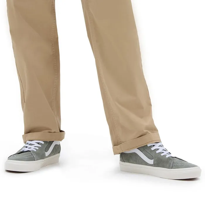 Vans Classics Men Pig Suede Sk8Hi Shoes Grey