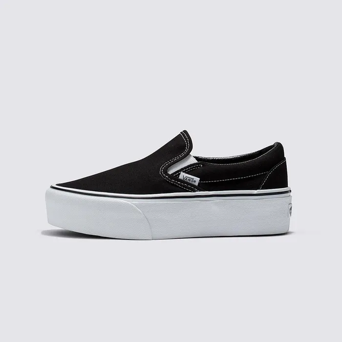 Vans Classics Women Classic SlipOn Stackform Shoes Black