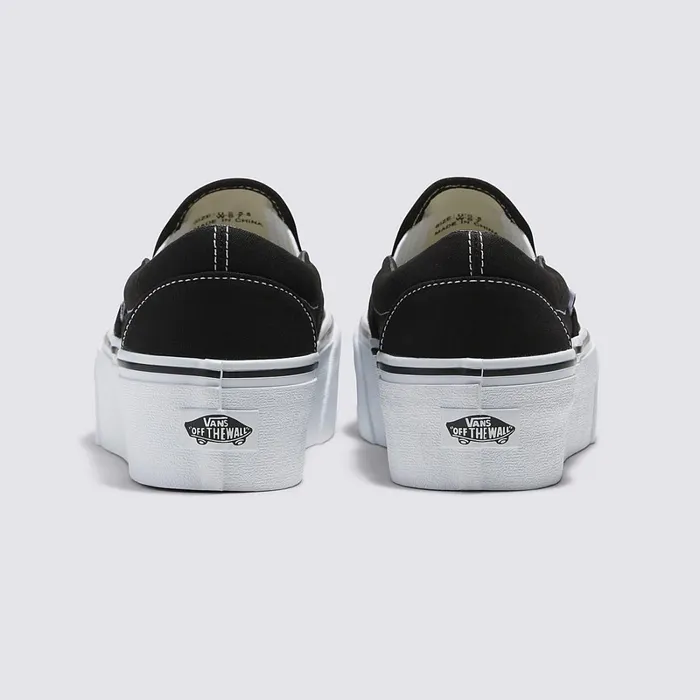 Vans Classics Women Classic SlipOn Stackform Shoes Black
