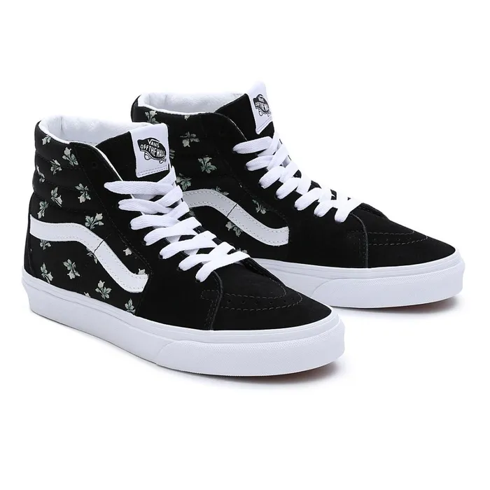 Vans Classics Women Floral Sk8Hi Shoes Black