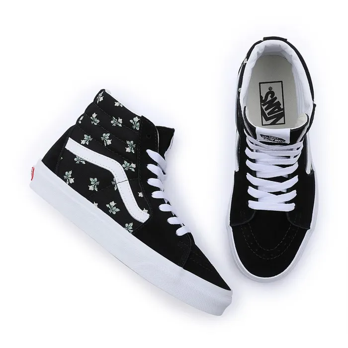 Vans Classics Women Floral Sk8Hi Shoes Black