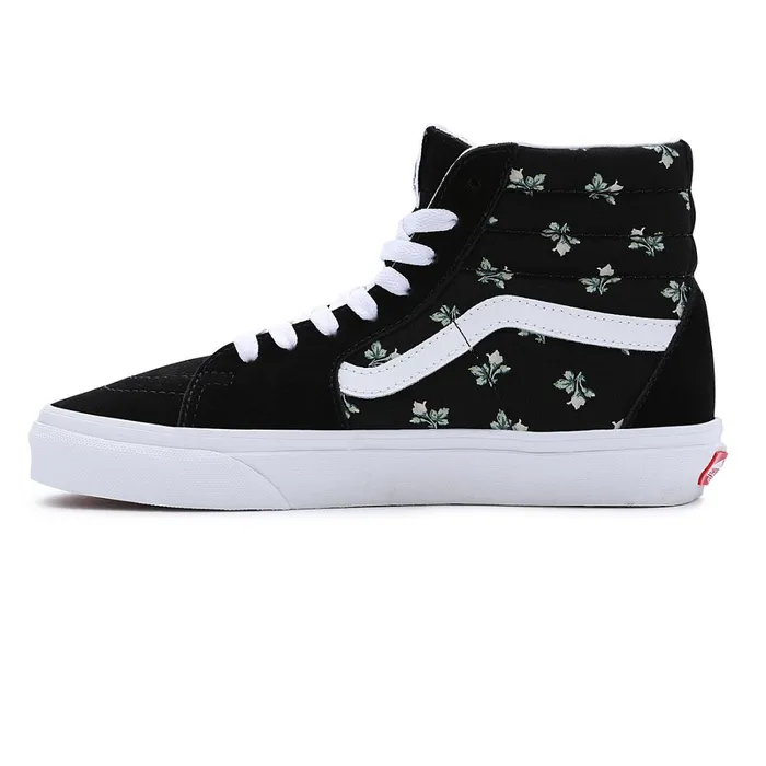 Vans Classics Women Floral Sk8Hi Shoes Black