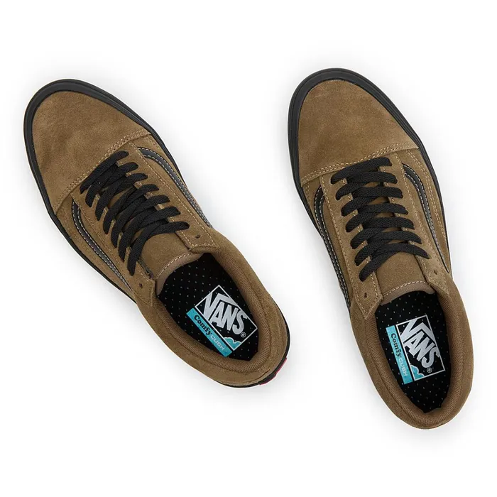 Vans Classics Women Old Skool ComfyCush Suede Shoes Brown