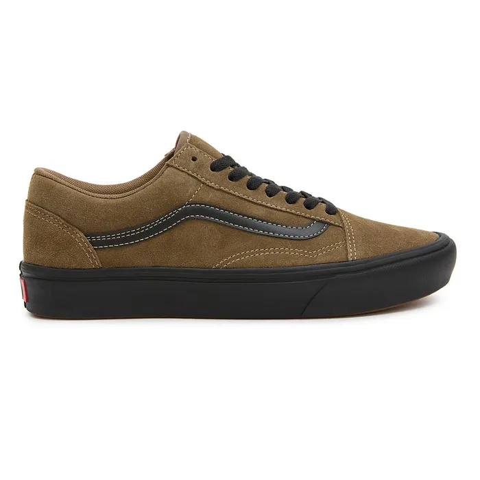 Vans Classics Women Old Skool ComfyCush Suede Shoes Brown