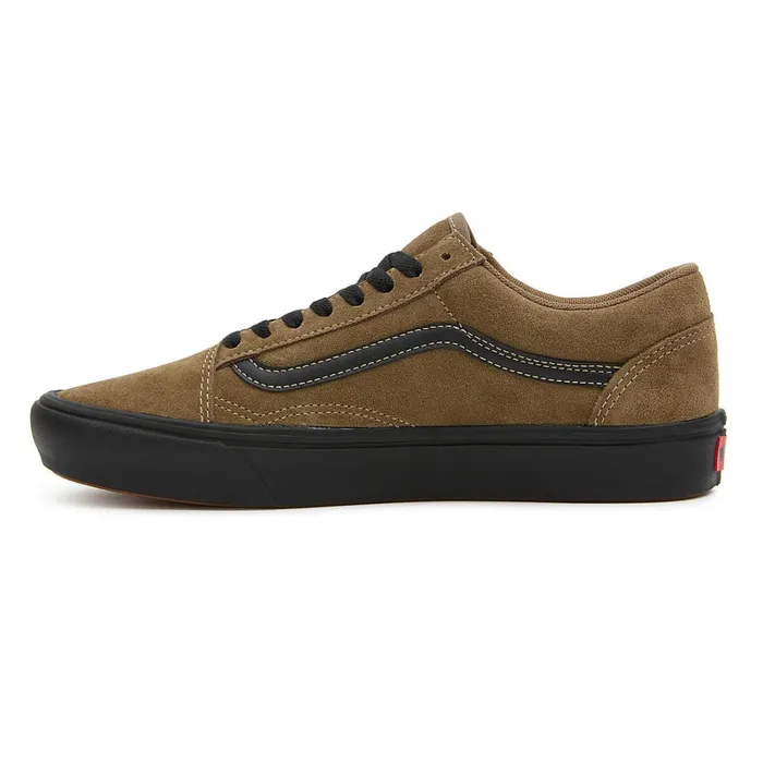 Vans Classics Women Old Skool ComfyCush Suede Shoes Brown