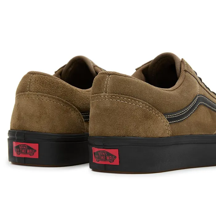 Vans Classics Women Old Skool ComfyCush Suede Shoes Brown