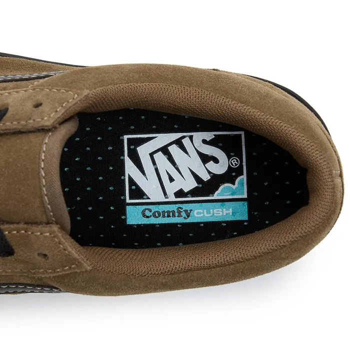 Vans Classics Women Old Skool ComfyCush Suede Shoes Brown