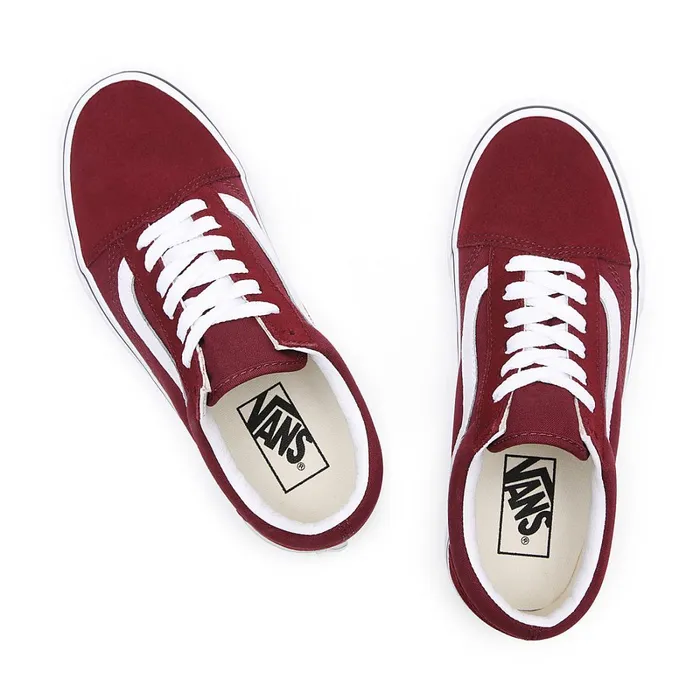Vans Classics Women Platform Old Skool Shoes Red