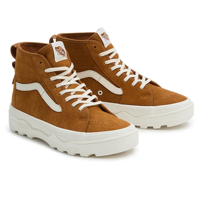 Vans Classics Women Sentry Sk8Hi MTE1 Shoes Yellow Beige