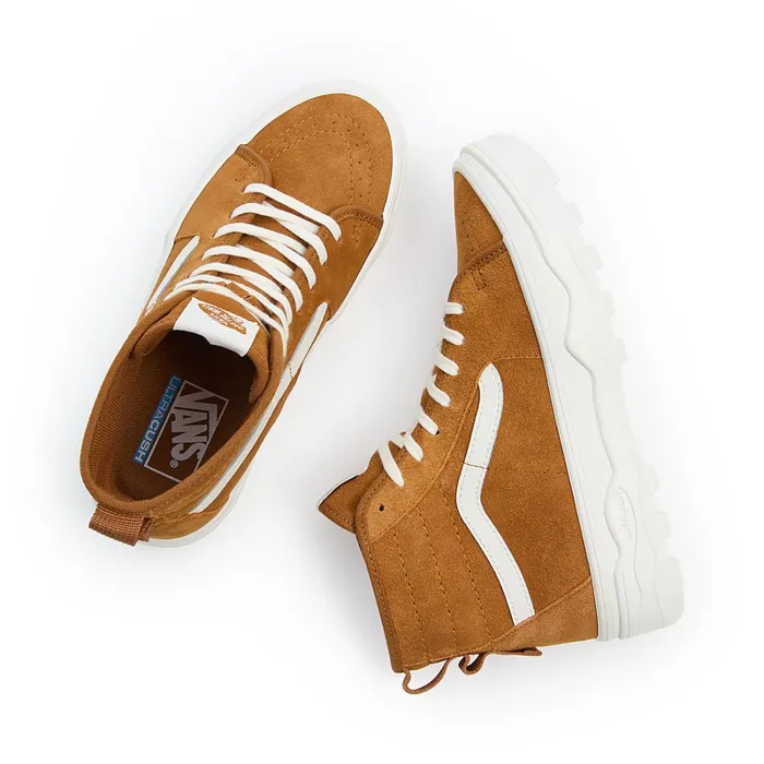 Vans Classics Women Sentry Sk8Hi MTE1 Shoes Yellow Beige