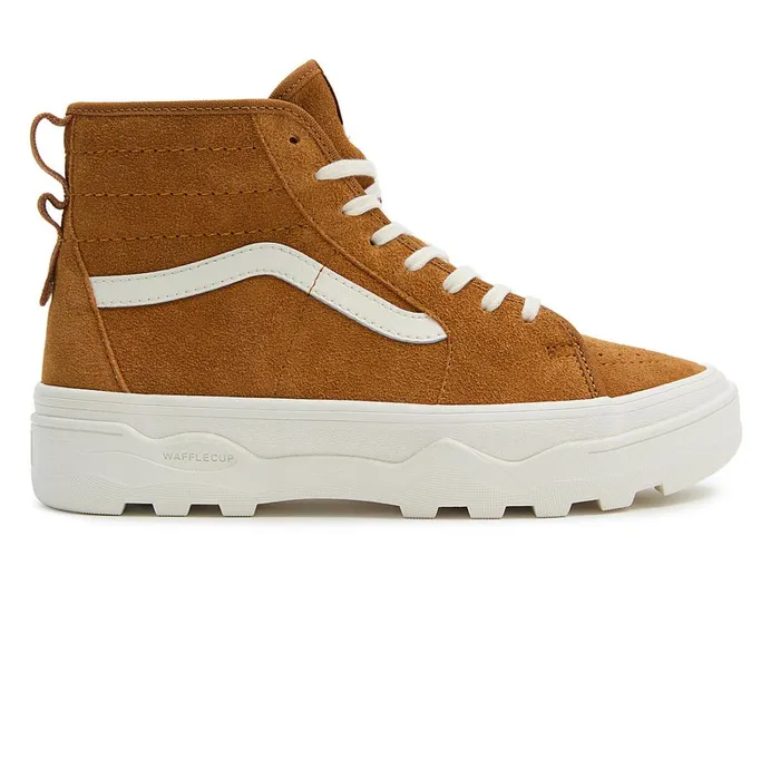 Vans Classics Women Sentry Sk8Hi MTE1 Shoes Yellow Beige