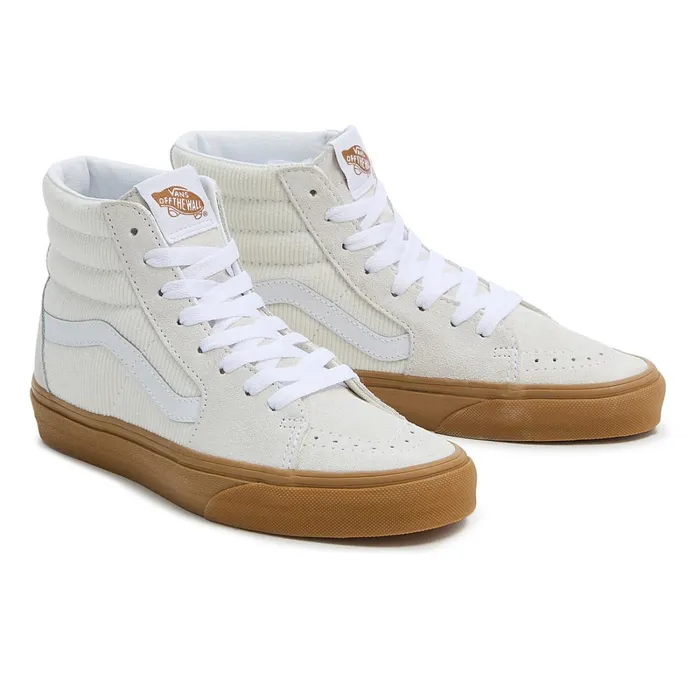 Vans Classics Women Sk8Hi Corduroy Shoes White