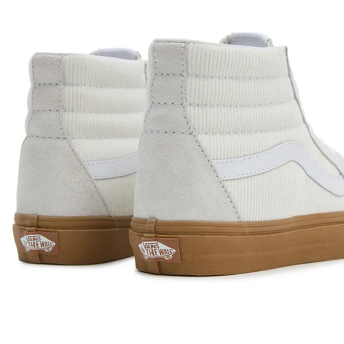 Vans Classics Women Sk8Hi Corduroy Shoes White