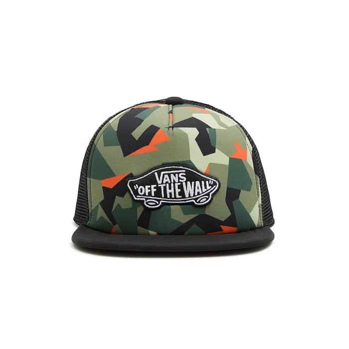 Vans Hats and Beanies Kids Classic Patch Trucker Hat Black Green