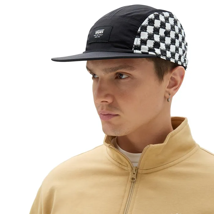 Vans Hats and Beanies Men DIY Checkerboard Curved Bill Hat Black