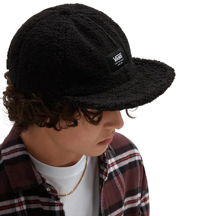 Vans Hats and Beanies Women Off The Wall Jockey Hat Black
