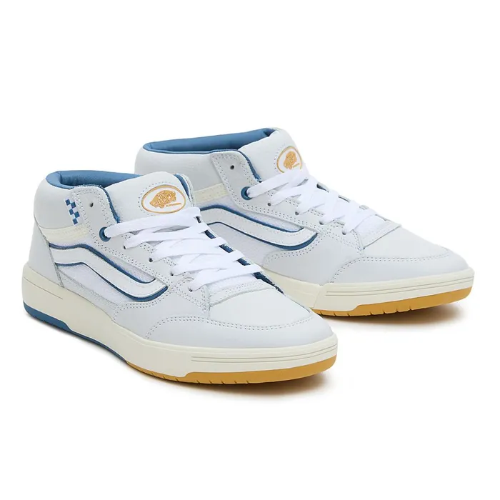 Vans HiTop Shoes Men Zahba Mid Shoes White