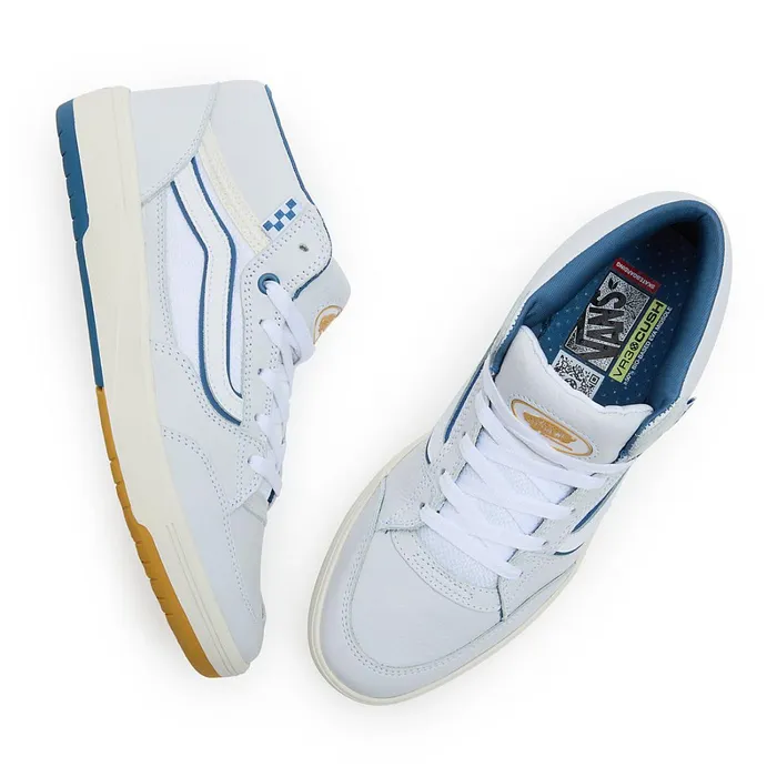 Vans HiTop Shoes Men Zahba Mid Shoes White