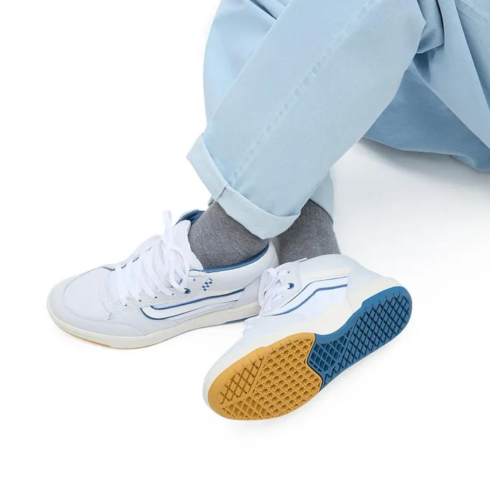 Vans HiTop Shoes Men Zahba Mid Shoes White