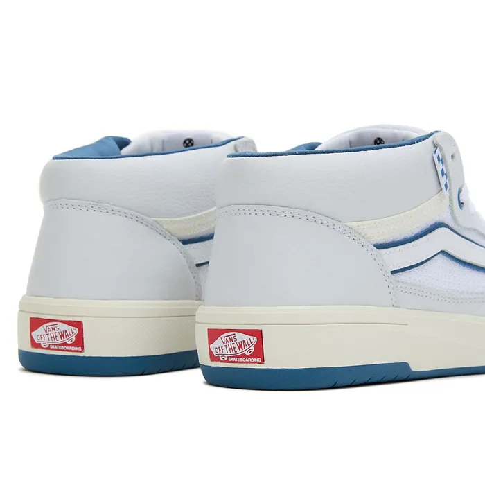 Vans HiTop Shoes Men Zahba Mid Shoes White