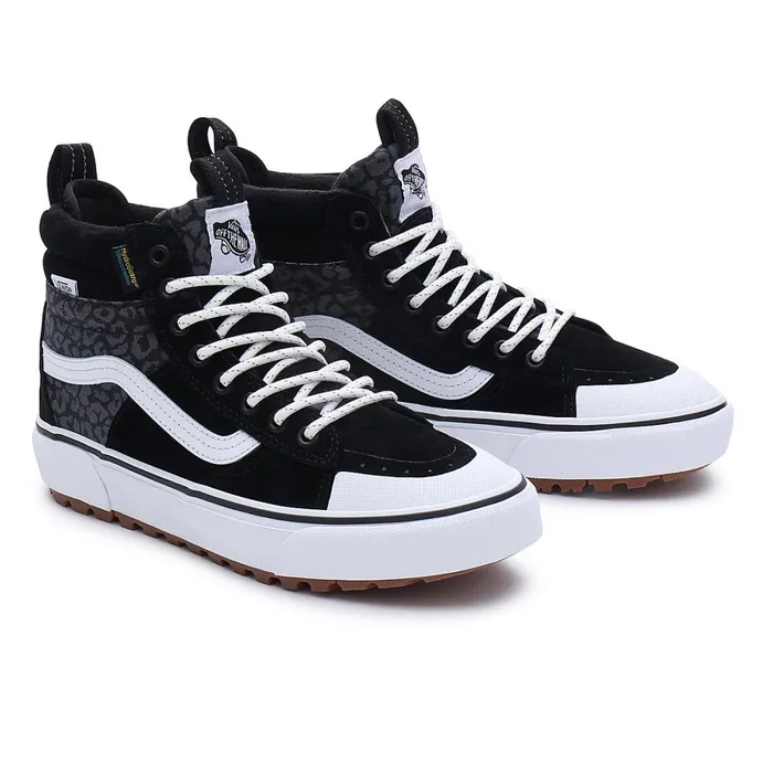 Vans HiTop Shoes Women Leopard SK8Hi MTE2 Shoes Black