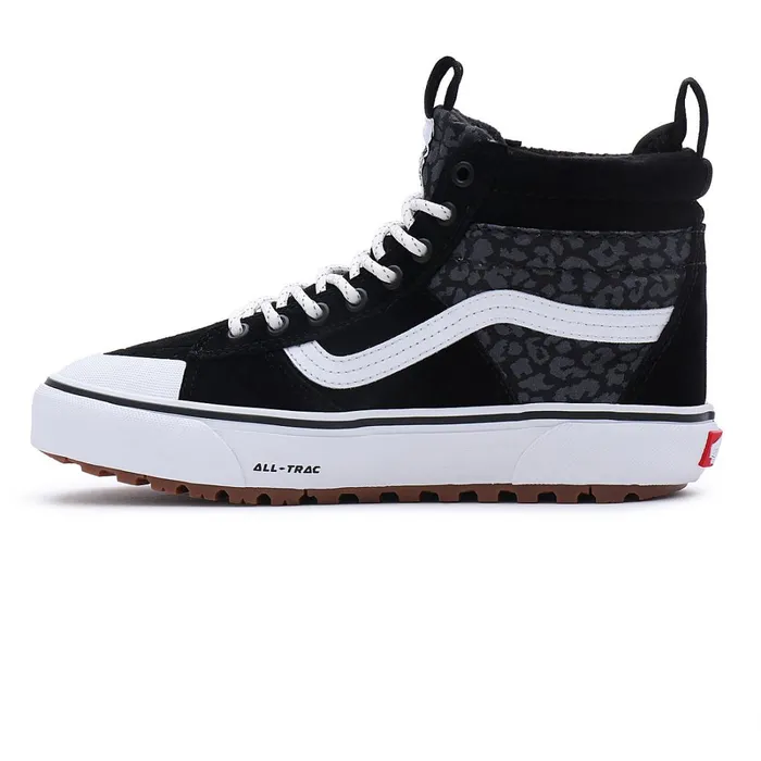 Vans HiTop Shoes Women Leopard SK8Hi MTE2 Shoes Black