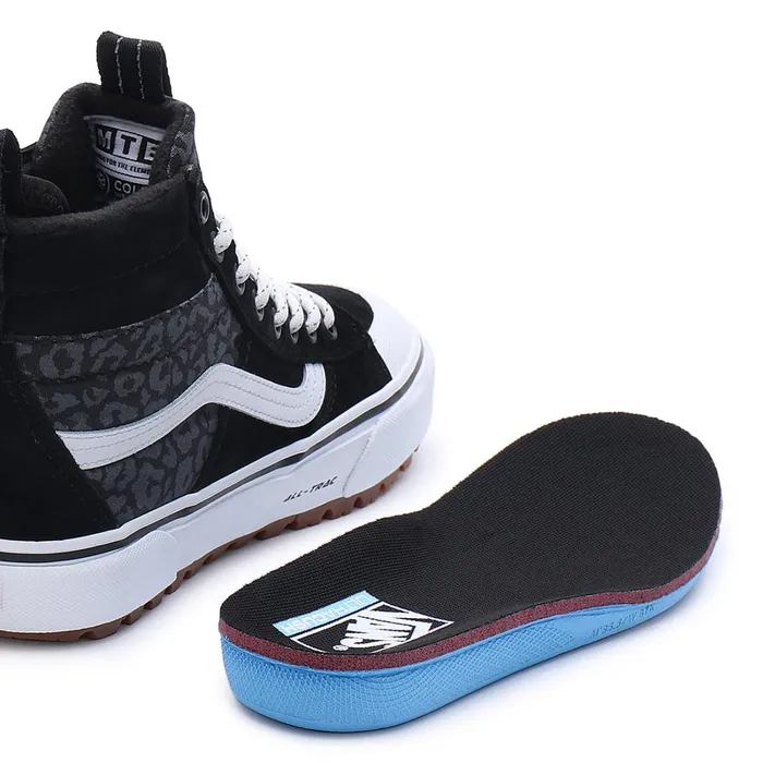 Vans HiTop Shoes Women Leopard SK8Hi MTE2 Shoes Black