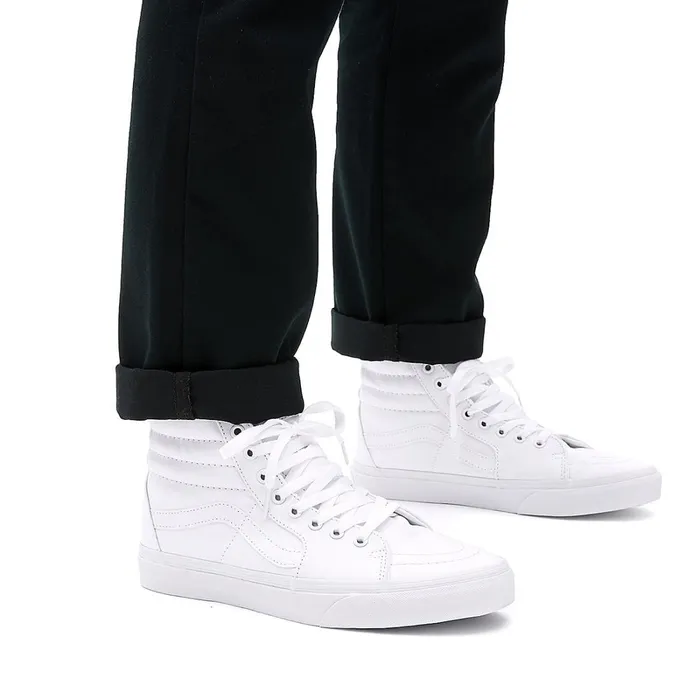 Vans HiTop Shoes Women Sk8Hi Shoes White