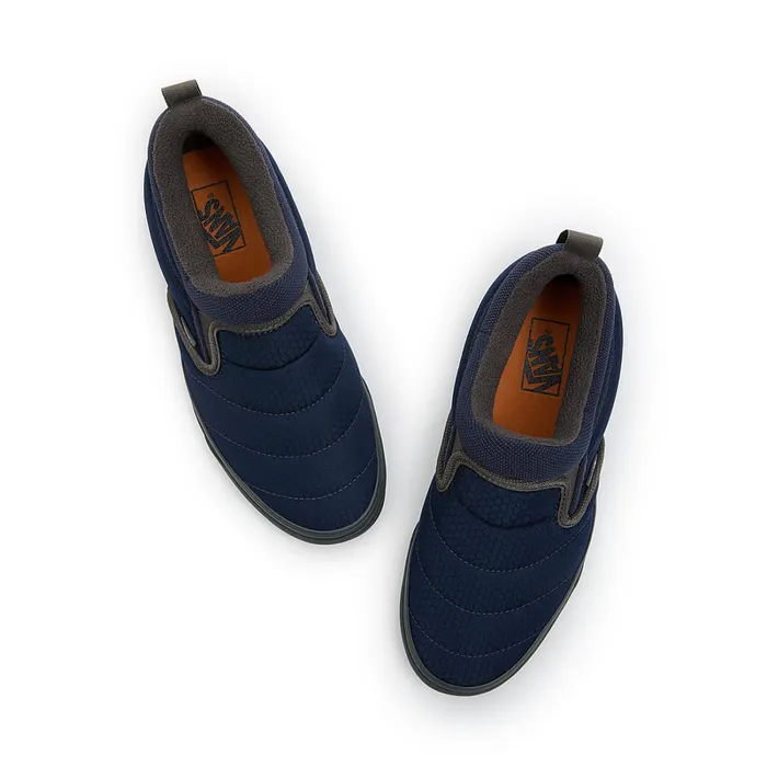 Vans HiTop Shoes Women SlipOn Mid Cozy Mesh Shoes Blue