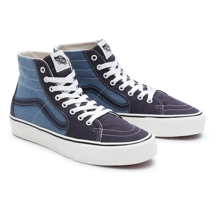 Vans HiTop Shoes Women Twill Sk8Hi Tapered VR3 Shoes Blue