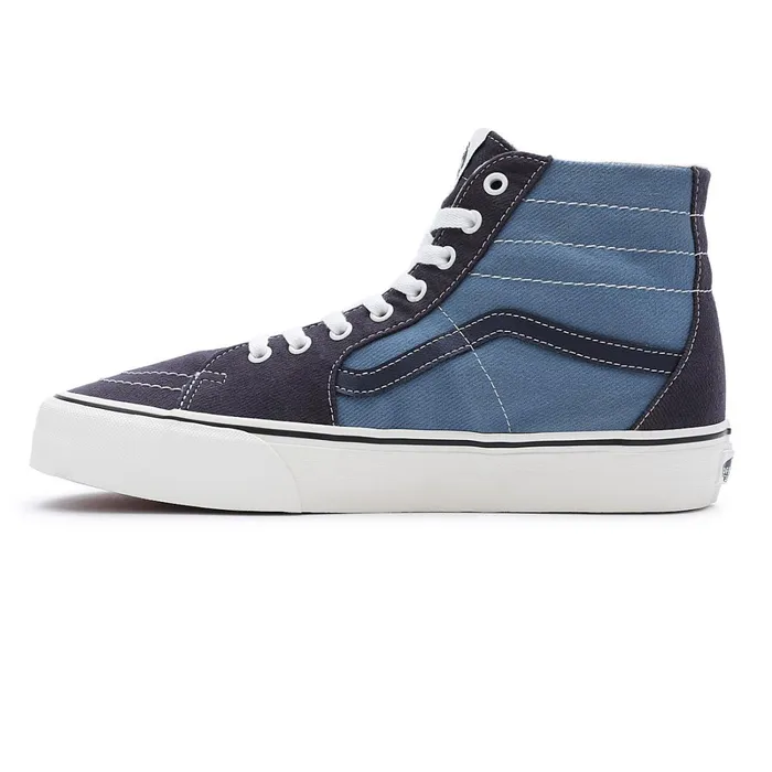 Vans HiTop Shoes Women Twill Sk8Hi Tapered VR3 Shoes Blue