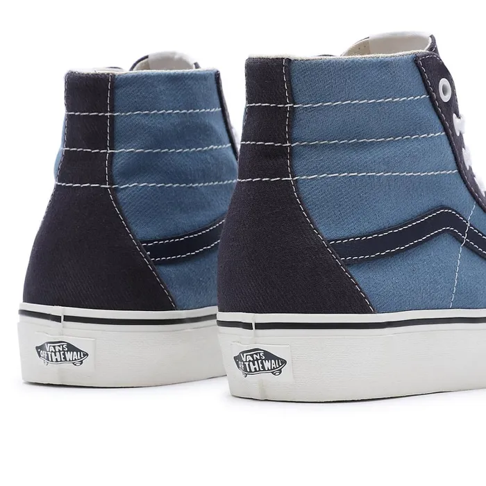 Vans HiTop Shoes Women Twill Sk8Hi Tapered VR3 Shoes Blue