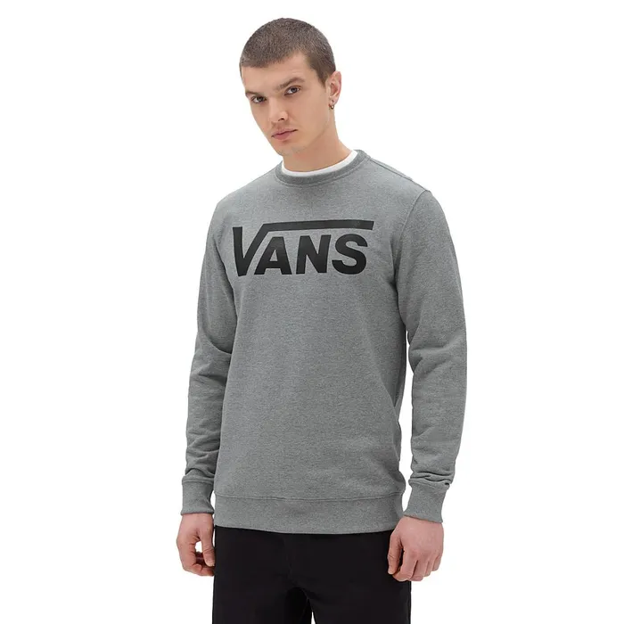 Vans Hoodies and Sweatshirts Men Classic Crew Sweater Grey