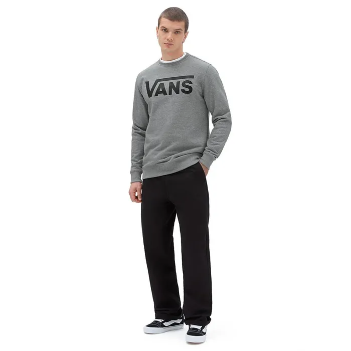 Vans Hoodies and Sweatshirts Men Classic Crew Sweater Grey