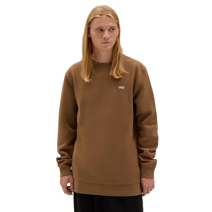 Vans Hoodies and Sweatshirts Men ComfyCush Crew Sweatshirt Brown