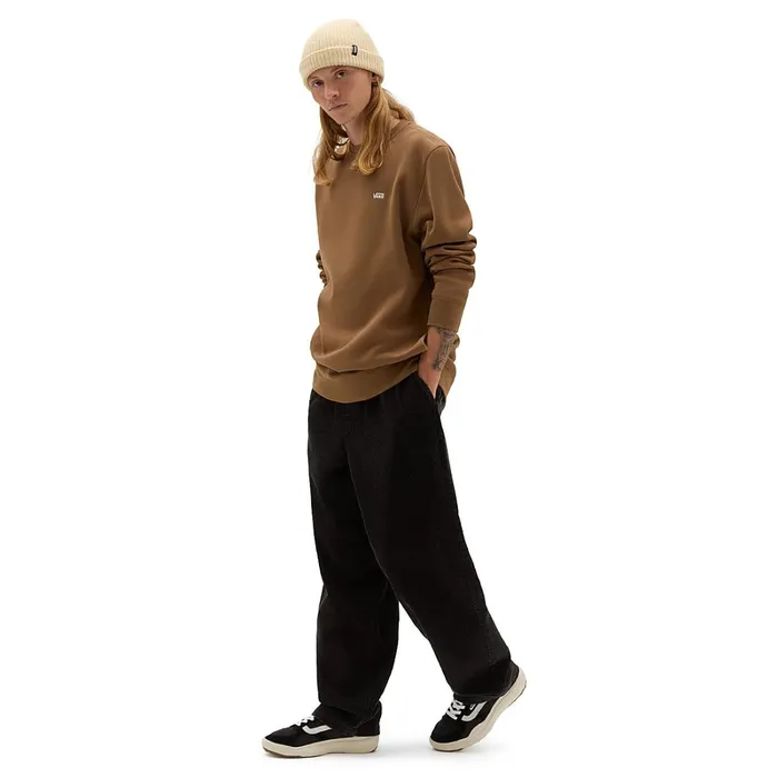 Vans Hoodies and Sweatshirts Men ComfyCush Crew Sweatshirt Brown