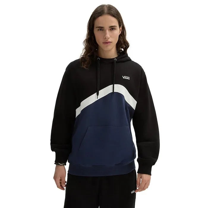 Vans Hoodies and Sweatshirts Men Sidestripe Block Pullover Hoodie Blue
