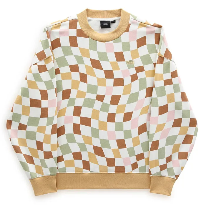 Vans Hoodies and Sweatshirts Women Club Slouchy Crew Sweatshirt Yellow