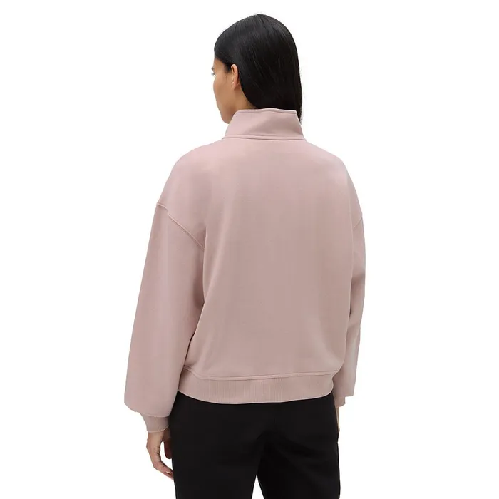 Vans Hoodies and Sweatshirts Women Leighton Mock Neck Fleece Pink