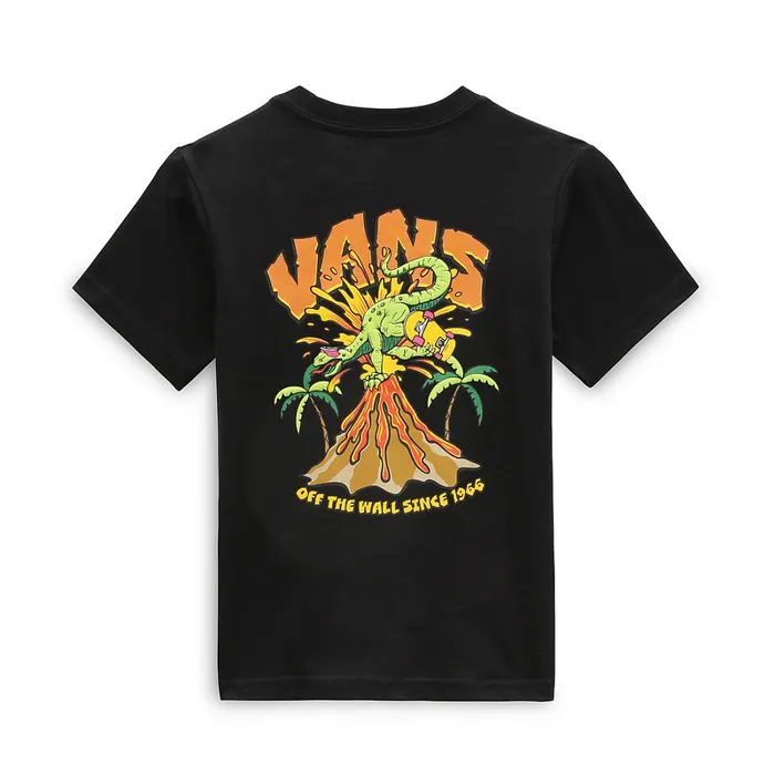 Vans Little Kids 28 Years Kids Little Dino Egg Plant TShirt 28 Years Black