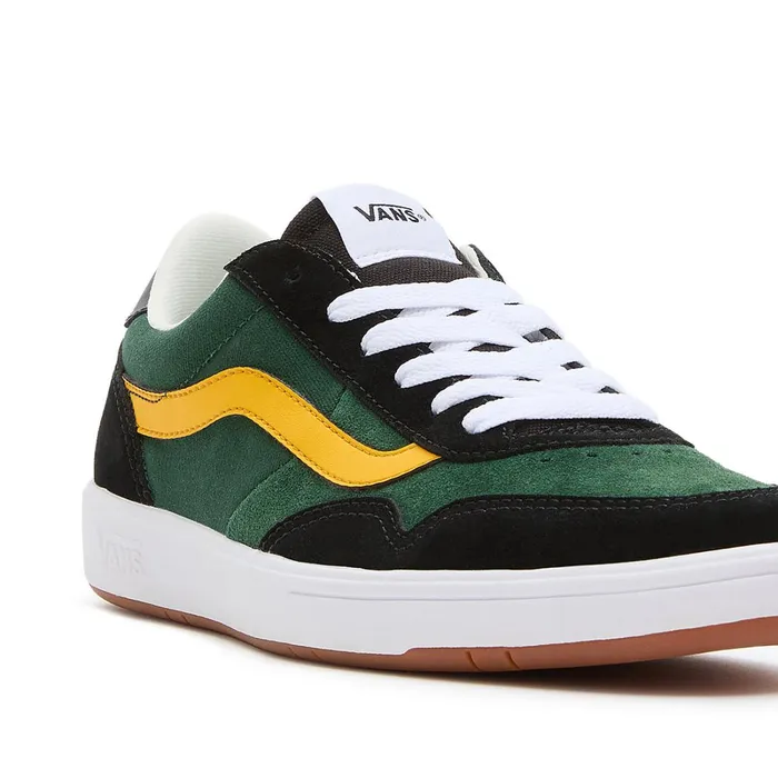Vans Lowtop Shoes Men Cruze Too ComfyCush Shoes Black Green