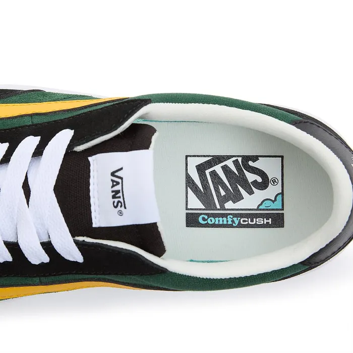 Vans Lowtop Shoes Men Cruze Too ComfyCush Shoes Black Green