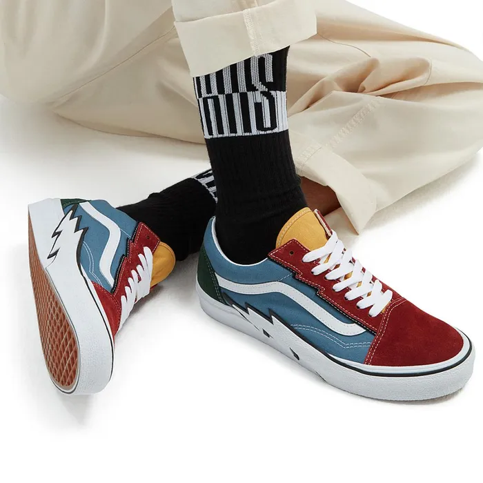 Vans Lowtop Shoes Men Old Skool Bolt Shoes Multicolour