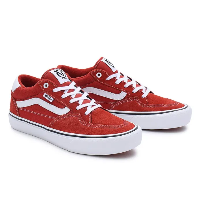 Vans Lowtop Shoes Men Rowan Shoes Red