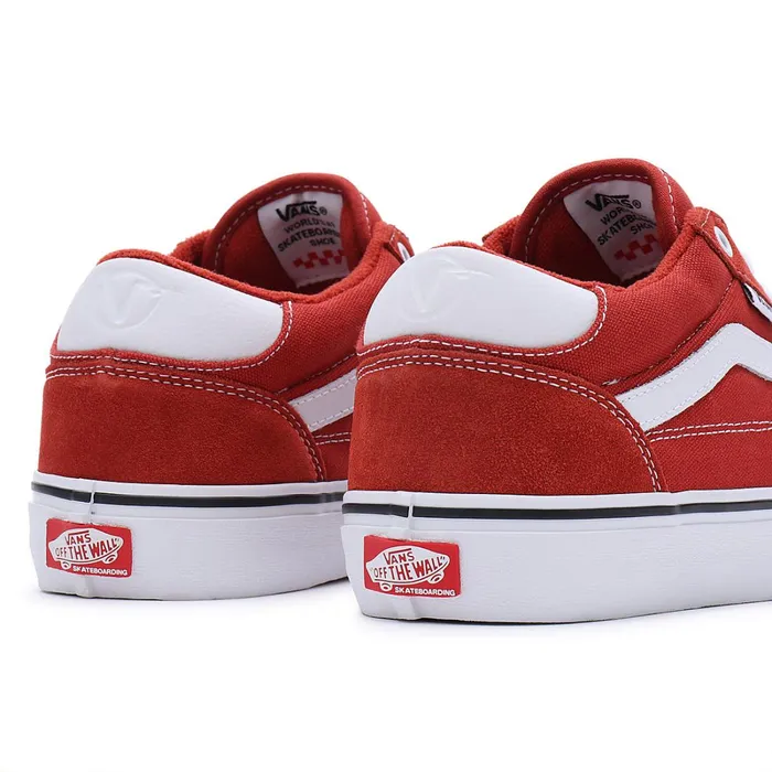 Vans Lowtop Shoes Men Rowan Shoes Red