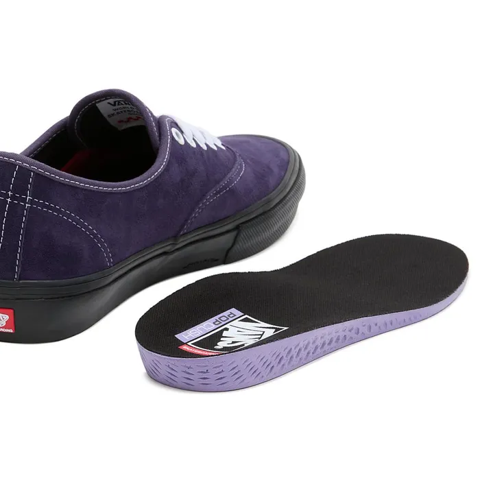 Vans Lowtop Shoes Men Skate Authentic Pig Suede Shoes Purple
