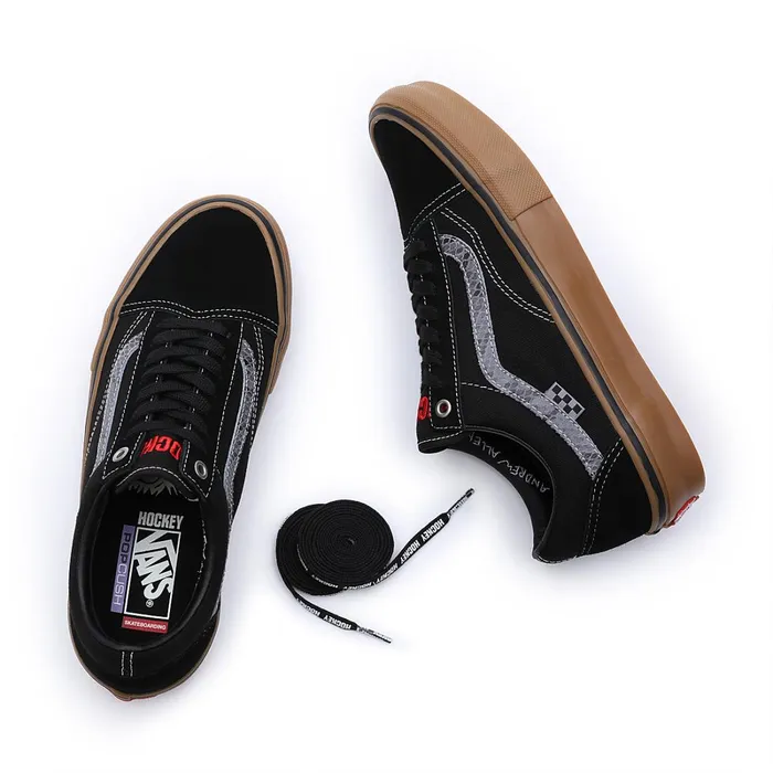 Vans Lowtop Shoes Men X Hockey Skate Old Skool Shoes Black
