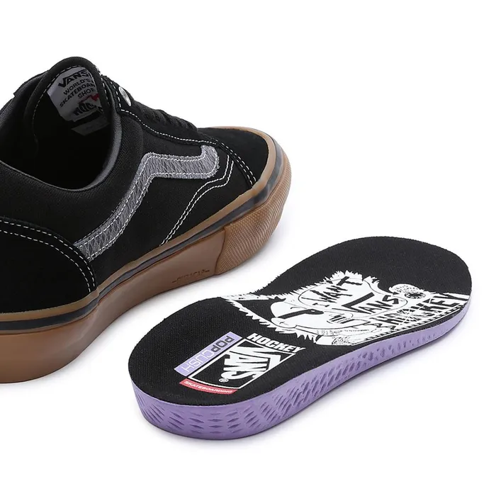 Vans Lowtop Shoes Men X Hockey Skate Old Skool Shoes Black