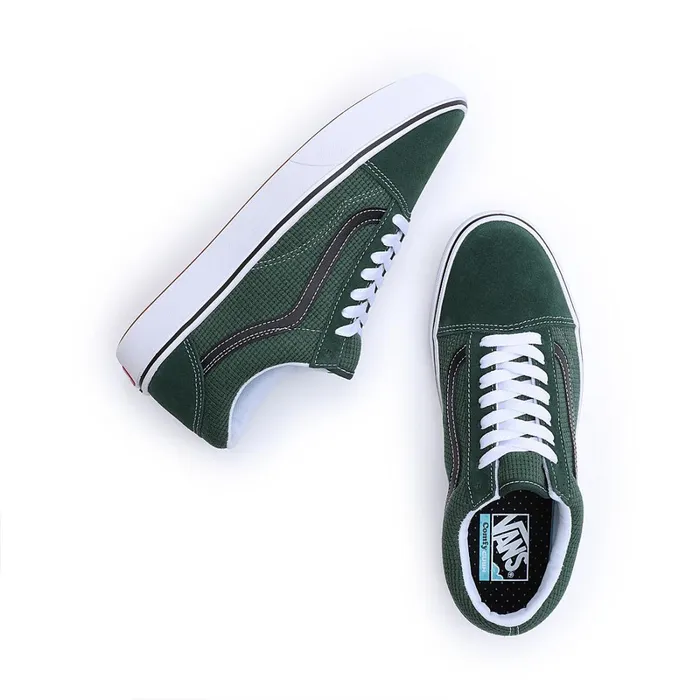 Vans Lowtop Shoes Women ComfyCush Old Skool Shoes Green
